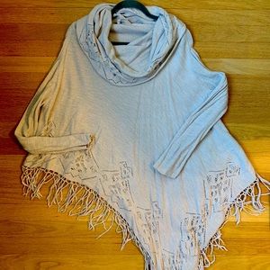Free people Cowl Neck Poncho